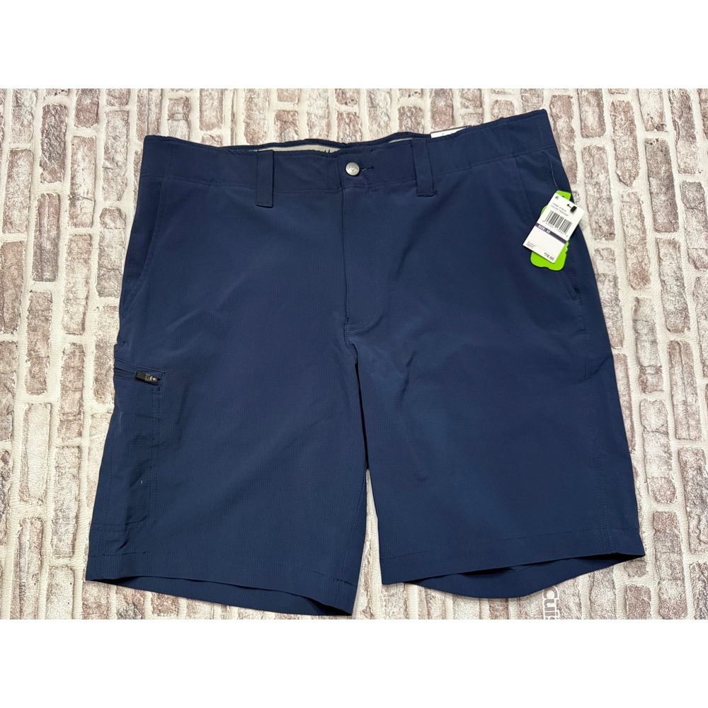 Callaway Opti-Dri Golf Shorts Mens 34 Peacoat Navy Blue Stretch 274313 NWT